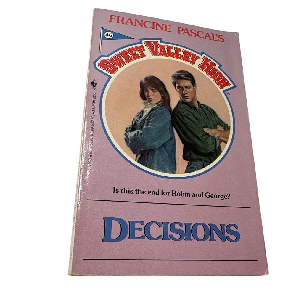 Sweet Valley High 1ST Edition First Print Book #46 Decisions Vintage 1980's
